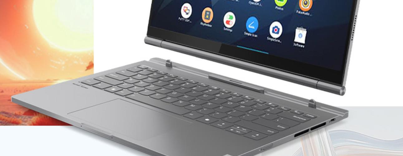 联想ThinkBook Plus Gen5 Hybrid 双系统二合一电脑的工艺美术与设计美学